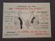 CARTE PUBLICITAIRE ANCIENNE CYCLE VELO PARE-BOUE PERFECTA-UNIC P. COTEL CLICHY - Reclame