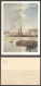 Russia. Alexander Beggrov - Russian Painter.   Petersburg Exchange (1891).  Vintage Art  Postcard - Paintings