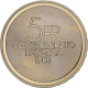 Suisse, 5 Francs, Ernest Ansermet, 1983, Bern, BE, Cupro-nickel, SPL, KM:62 - Autres & Non Classés