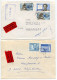 Germany, East 1979-1982 4 Express Covers; Dresden To Wiesbaden; Mix Of Stamps - Lettres & Documents