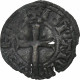 France, Jean II Le Bon, Denier Tournois, 1355-1356, Billon, TB+, Duplessy:339 - 1350-1364 Juan II El Bueno