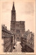 21-4-2024 (2 Z 38) Very Old B/w - FRANCE - Storks In Strasbourg (la Cathédrale) - Churches & Cathedrals