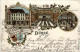 Gruss Aus Düren - Deutscher Gasthof - Litho - Düren