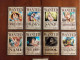 Superbe Lot De 9 Cartes Comme Neuves - Mangas One Piece -  " Wanted Dead Or Alive " - Comics