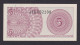 Banknoten Geldscheine Indonesien Asien 5 LIMA SEN 1964 Unc. - Autres & Non Classés