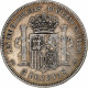 Espagne, Amadeao I, 5 Pesetas, 1871, Madrid, Argent, TB+ - Premières Frappes