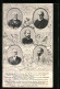 AK Der Gralbund, Portraits Der Dichter Adam Trabert, Franz Eichert, Eduard Hlatky Und Dr. Richard V. Kralik  - Ecrivains