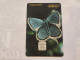 ANDORRA-(AD-STA-063)-Blue Chalkhill Butterfly-(12)(100units)-(01/11/96)(tirage-10.000)used Card+1card - Andorre