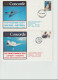 9 Concorde Covers, First Flights And Other Cover With Concorde Theme. Postal Weight Approx 90 Gramms. Please - Concorde