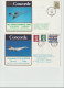 9 Concorde Covers, First Flights And Other Cover With Concorde Theme. Postal Weight Approx 90 Gramms. Please - Concorde