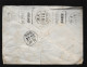 Lettre Oblitération Cachet De Tientsin Au Dos , Oblitération Rouge Côté Adresse Attention Timbres Absents , Décollés - 1912-1949 République