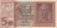 Germany #186a, 5 Marks 1942 Banknotes 3 Consecutive Serial Numbers - 5 Reichsmark