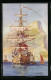 Künstler-AK Bugansicht Des Britischen Segelschiffes Royal William  - Segelboote
