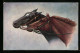 Künstler-AK Portrait Zweier Reitpferde Mit Zaumzeug  - Horse Show