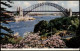 Postcard Sydney Harbour Bridge 1956  Gel. Airmail - Sydney