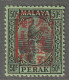 MALAYSIA - PERAK : Occupation Japonaise - N°11 ** (1942) 50c Noir Sur Vert - Occupazione Giapponese