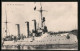 AK Kriegsschiff SMS Stuttgart In Der Bugansicht  - Guerra