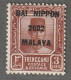 TRENGGANU - OCCUPATION JAPONAISE - N°24 ** (1942) "Dai Nippon 2602 Malaya" : 3c Brun - Japanese Occupation