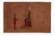 1907, 5 M. " CAIRO "  Clear On Scarce Leather Postcard To Germany , With Painted Picture !  #153 - 1866-1914 Khedivaat Egypte