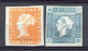 MAURICE : Yv. N°  5,8  B SB 10, 36   FAC SIMILE  (*)   Cote ? Euro TBE 2 Scans - Mauritius (...-1967)