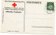 ALLEMAGNE.1914. E. "BAYERN-ROTE KREUZ" .CROIX-ROUGE.ENTIER POSTAL OBLITERE - Croce Rossa