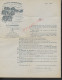 LETTRE COMMERCIALE ILLUSTRÉE DE 1897 SUR TIMBRE DE J CUSINBERCHE À CLICHY SAVON LESSIVE ECLAIR & BOUGIE : - 1800 – 1899