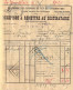 Récepissé Destinataire Cie Des Chemins De Fer Départementaux à Voie étroite Des Ardennes Rocroi 1902 Nombreux Cachets - Other & Unclassified