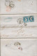 1862 - LAC PC 1896 - Càd Type 15 - Marseille  >>>> Zurich Oblit Bureau Français De Bale  Y&T 14A X 2 - ( Voir 3 Scans) - Entry Postmarks