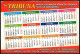 ITALIA 2002 - CALENDARIO TASCABILE - LA TRIBUNA DEL COLLEZIONISTA - L'ANNO DELL'EURO - I - Small : 2001-...