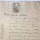 ESPAÑA 1869—TIMBRE FISCAL De 60 Cts De Escudo—Pliego Completo, 4 Páginas. Marca De Agua — TIMBROLOGIA - Steuermarken