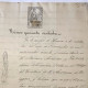 ESPAÑA 1869—TIMBRE FISCAL De 60 Cts De Escudo—Pliego Completo, 4 Páginas. Marca De Agua — TIMBROLOGIA - Fiscales