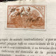 ESPAÑA 1906 — PLIEGO FISCAL — POLIZA 1 Pta Y TIMBRE MOVIL. TIMBROLOGIA. Marca De Agua - Fiscaux