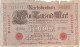 REICHSBANKNOTE 1000 - Other & Unclassified