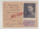 Carte D'identité Légation France Irak Bagdad 3 Octobre 1948 Timbre Fiscal Affaires étrangères 50 Francs - Lettres & Documents