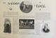 1898 ESCRIME - LA SAISON D'ÉPÉE  - LYON - LILLE - ÉTRETAT - BELGIQUE - BORDEAUX ETC... - LA VIE AU GRAND AIR - Magazines - Before 1900