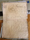 Lot De Documents Notariaux Du XIXème Région Est - Manuskripte