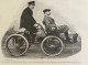 1898 LE QUADRICYCLE BERCEUR AVEC LEQUEL M. BOYER ET GRAS ONT COUVERT 3200 KM - Revue Sportive LA VIE AU GRAND AIR - Riviste - Ante 1900