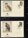 ISLAND  776-779, 4 FDC, WWF, Weltweiter Naturschutz: Gerfalke, 1992 - Unused Stamps