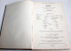 MANON OPERA COMIQUE EN 5 ACTES 6 TABLEAUX De MEILHAC & GILLE MUSIQUE De MASSENET, ANCIEN LIVRE XIXe SIECLE (1803.217) - Muziek