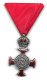 Croix Du Mérite De L'Empire D'Autriche-Hongrie, En Argent Avec Couronne - Ante 1871