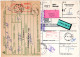 Norwegen 1972, Eil Paketkarte V. Oslo-Korsvoll M. Bahnpost U. Schweden Nachporto - Lettres & Documents