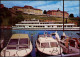 Ansichtskarte Meersburg Hafen Motorschiff Allgäu 1983 - Meersburg