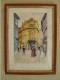 Aquarelle Signée Gareck - Rue Karlova Vieille Ville De Prague En 1899 - République Tchèque - Watercolours