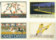 4 POSTCARDS UK LONDON TRANSORT POSTERS ON POSTCARDS    SPORTING EVENTS - Materiaal