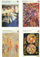 4 POSTCARDS UK LONDON TRANSORT POSTERS ON POSTCARDS   LONDON UNDERGROUND - Zubehör