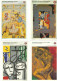 4 POSTCARDS UK LONDON TRANSORT POSTERS ON POSTCARDS   LONDON UNDERGROUND MUSEUMS - Zubehör