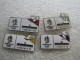 PIN'S   LOT  4    JEUX OLYMPIQUES  ALBERTVILLE   ALCATEL  Email Grand Feu - Olympic Games