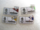 PIN'S   LOT  4    JEUX OLYMPIQUES  ALBERTVILLE   ALCATEL  Email Grand Feu - Juegos Olímpicos