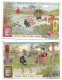 S 780 , Liebig 6 Cards, Scènes De La Vie Au Japon (some Cards Have Spots, Small Damage In Some Corners) - Liebig