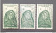 AFRICA OCC. FRANCESE 1947 JEUNE FEMME DE TINDELLA YVERT N 37 3 COLOR VARIETY GREEN YELLOW EVANESCENT GREEN, DARK GREEN - Used Stamps